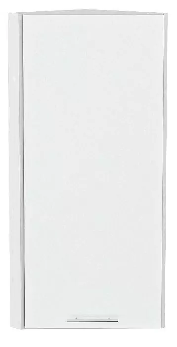 Шкаф верхний торцевой Валерия-М 920 Белый глянец/Белый