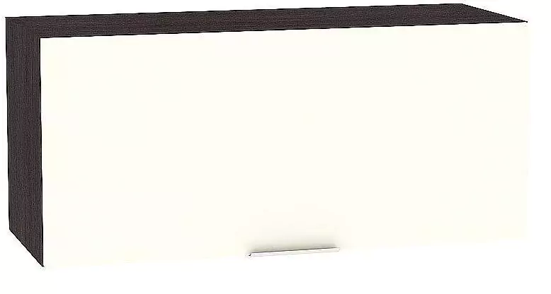 Шкаф верхний горизонтальный с увеличенной глубиной Терра 800 Ваниль Софт/Венге