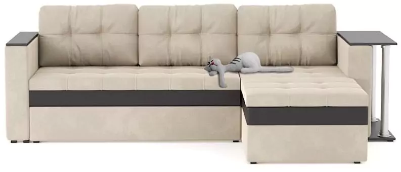 Угловой диван Атланта со столиком Дизайн 4