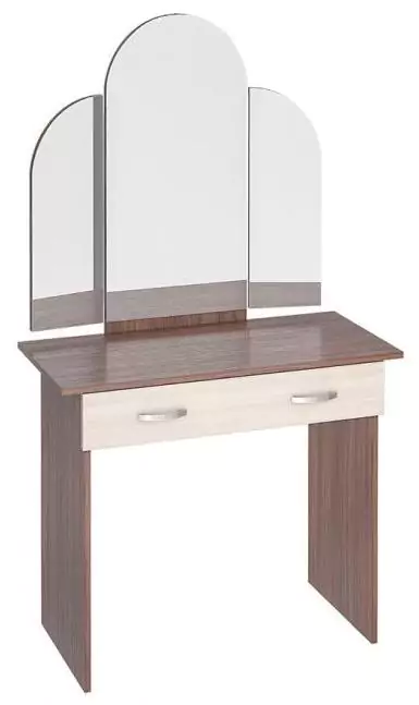 Туалетный столик с зеркалом Ронда (Бассо) дизайн 2