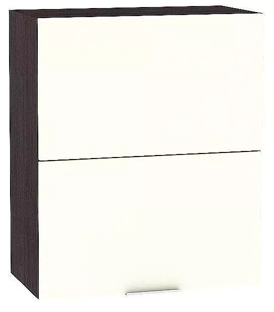 Шкаф верхний горизонтальный Терра с подъемным механизмом 920х600 Ваниль Софт/Венге