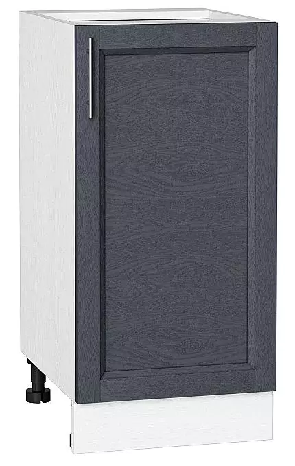 Шкаф нижний с 1-ой дверцей Сканди 400 Graphite Softwood/Белый
