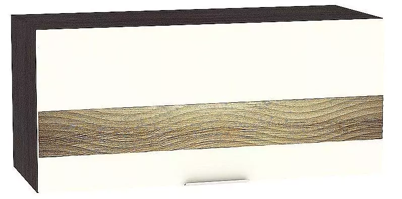 Шкаф верхний горизонтальный с увеличенной глубиной Терра D 800 Ваниль Софт/Венге