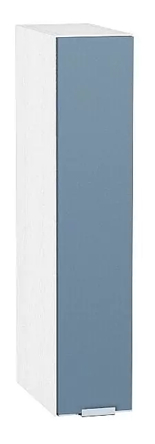 Шкаф верхний бутылочница Фьюжн 150 Silky Blue/Белый
