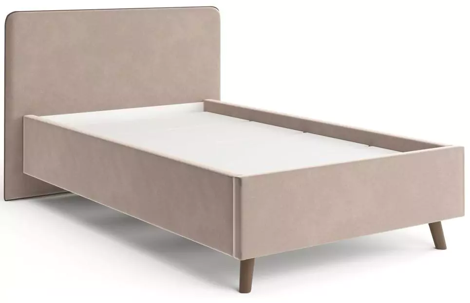 Интерьерная кровать Ванесса 120 с мягкой спинкой дизайн 2