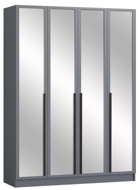 Шкаф Бастион 4-х дверный с зеркалом 1.6 м дизайн 1