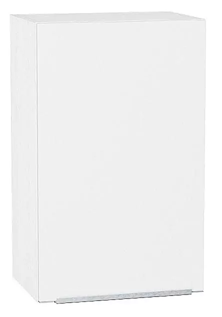 Шкаф верхний с 1-ой дверцей Фьюжн 720х450 Silky White/Белый