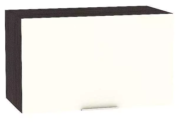 Шкаф верхний горизонтальный с увеличенной глубиной Терра 600 Ваниль Софт/Венге