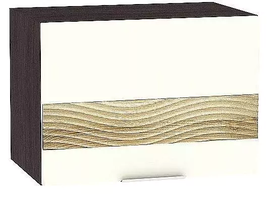 Шкаф верхний горизонтальный с увеличенной глубиной Терра D 500 Ваниль Софт/Венге