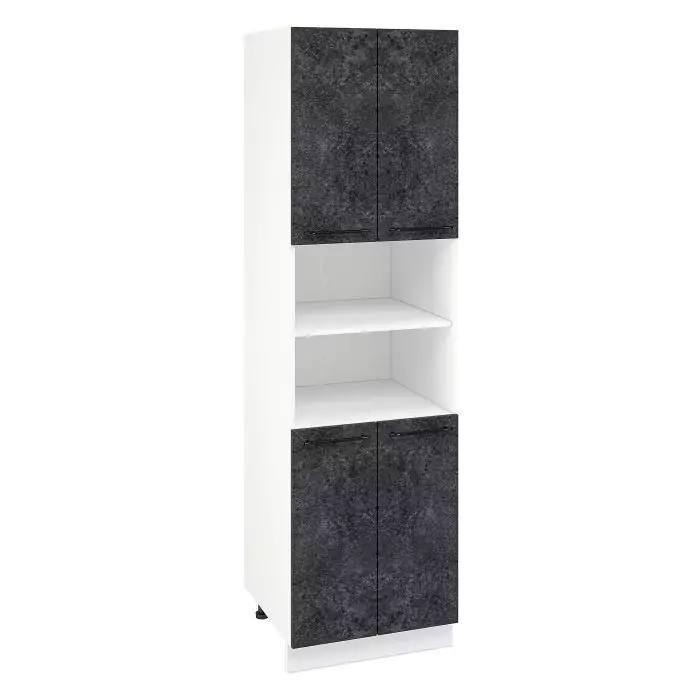 Шкаф-пенал ПД600-22 София Нувель (бетон черный)
