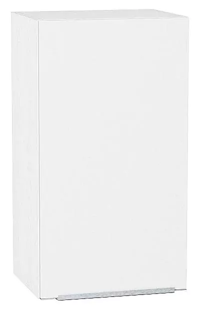 Шкаф верхний с 1-ой дверцей Фьюжн 720х400 Silky White/Белый