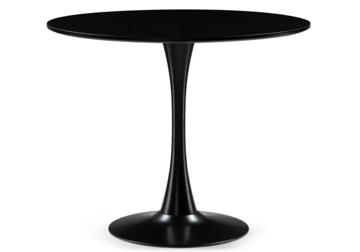 Стол Tulip 90 black, Черный