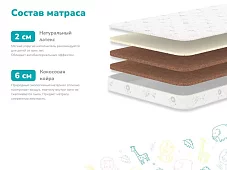 Матрас Димакс Детский Белый 