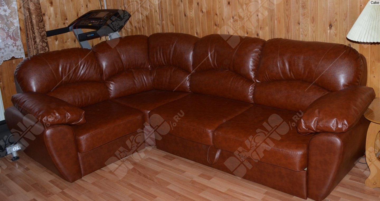 угловой диван эвита из натуральной кожи