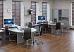 Набор корпусной мебели в офис 12 Рива С, Серый
