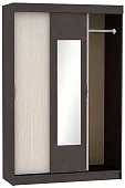 Шкаф-купе Бассо 1.3 м (венге/дуб белфорд) Бежевый