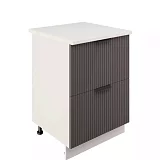 Шкаф нижний с ящиками ШНГ2Я 600 София Норд Линия (софт маренго)