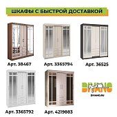 Шкаф-купе Фортуна (дуб крафт серый/дуб крафт серый) Бежевый 