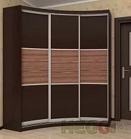 Радиусный шкаф-купе Мебелеф-19