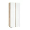 Шкаф Вирола ШК-800 (дуб крафт серый/глянец белый), Белый
