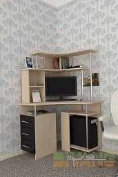 Компьютерный стол угловой Мебелеф-4 