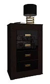 Комод Мебелеф-2 Черный 