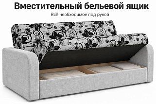 Прямой диван Честер цветы 