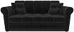 Прямой диван Гранд, Черный