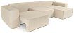Угловой диван Фессалия, Бежевый
