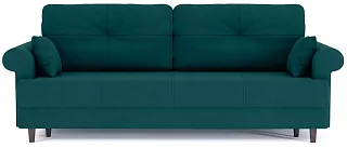 Прямой диван Мирта Еврокнижка Зеленый