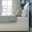 Каркас кровати с 4 ящиками ХЕМНЕС, Белый