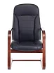 Кресло Бюрократ T-9923 Walnut-AV дизайн 1, Черный