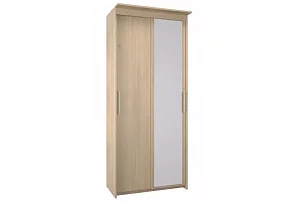 Шкаф-купе Эконом Миллениум 884х2070х573 зеркало светлый роникон