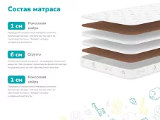 Матрас Димакс Детский Белый 
