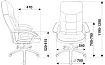 Кресло руководителя Бюрократ T-9908AXSN-AB, Черный