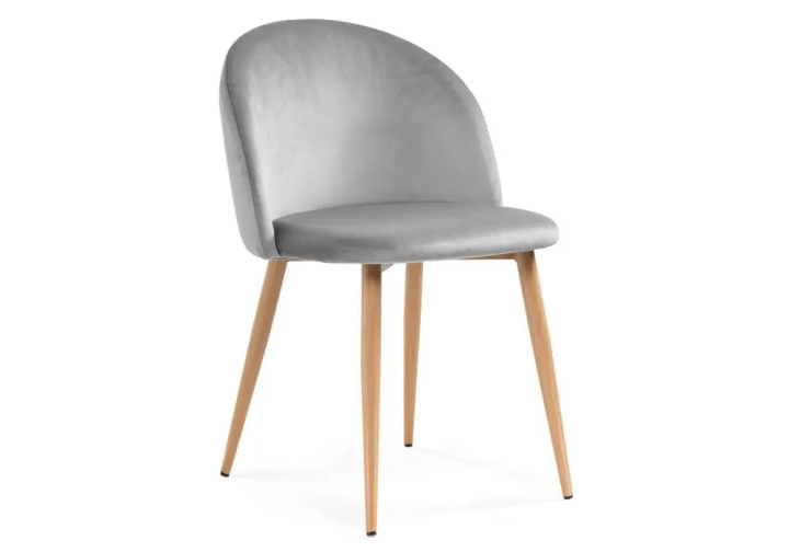 Стул Aldo grey / wood, Серый
