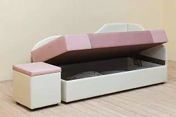 Кушетка Алина Без механизма Белый 