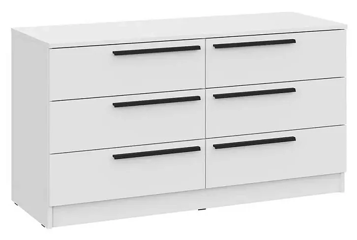 Комод Берген КМ-1200 (белое дерево), Белый