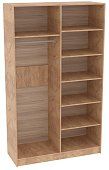 Шкаф распашной Анкоридж 4-дверный 1.3 м,дуб крафт золотой/грин Зеленый