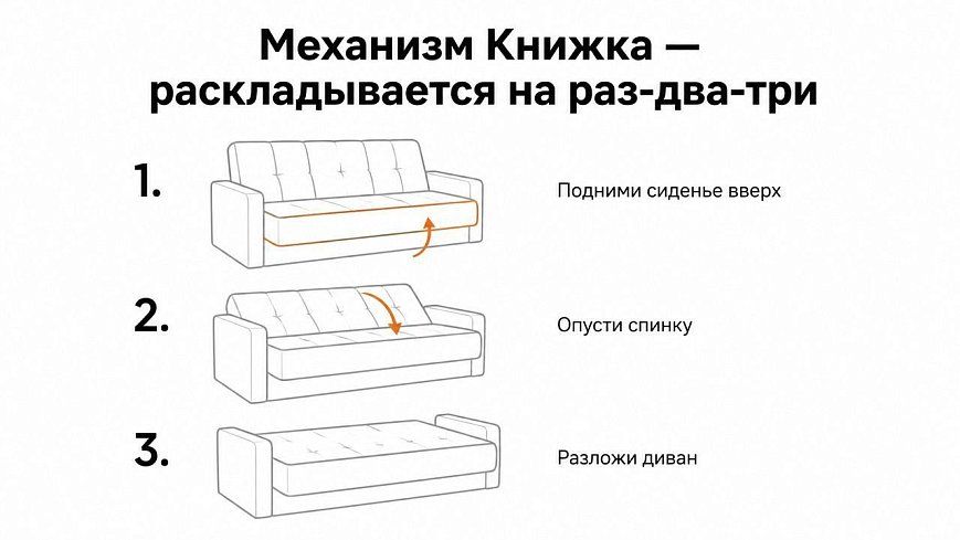 Прямой диван Тай, Бежевый