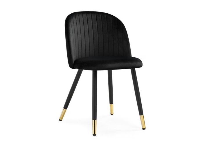 Стул Gabi black / black / gold, Черный