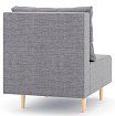 Кресло Милли без локтей, Серый