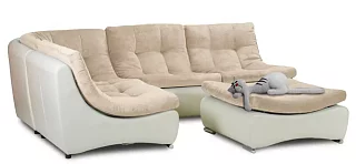 Модульный диван Релакс Монреаль БМ Без механизма Бежевый