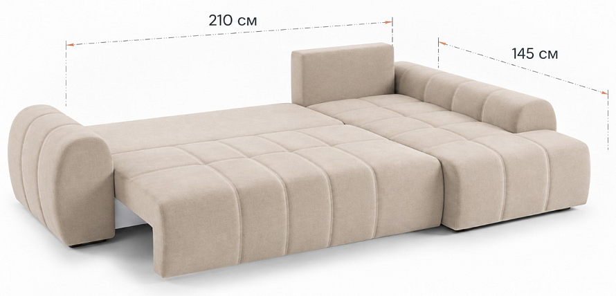 Угловой диван Прайм, Бежевый