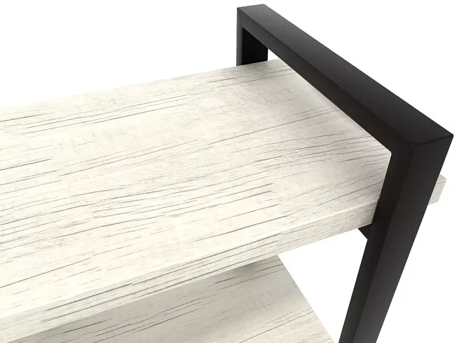 Стеллаж Айсберг Лофт 80х182-2, Белый