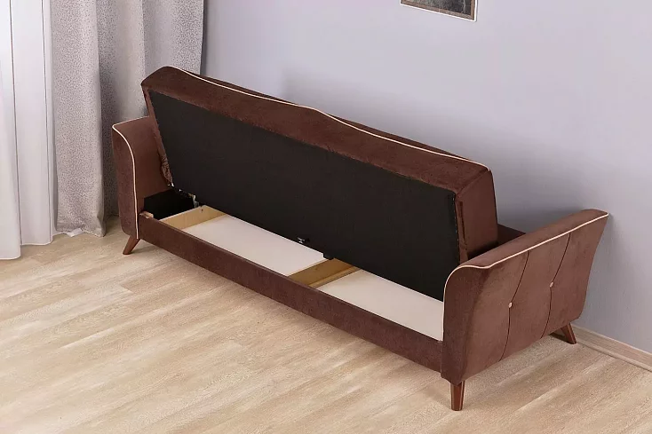 Прямой диван Тиффани, Коричневый