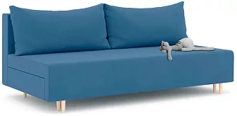 Прямой диван Смайл без локтей Еврокнижка 