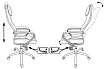 Кресло руководителя Бюрократ CH-609SL, Черный