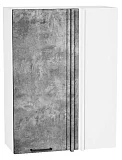 Шкаф верхний прямой угловой Флэт 920 Temple Stone 2S/Белый