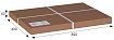 Вешалка напольная М 10, Серый